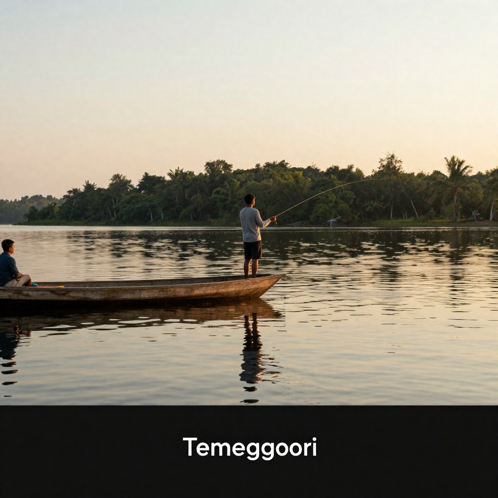 Fishing on Temenggor Lake, Royal Belum