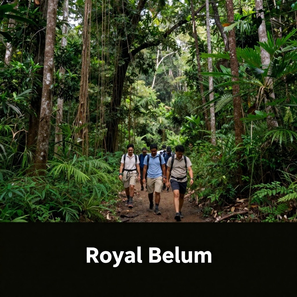 Jungle Trekking on Temenggor Lake, Royal Belum